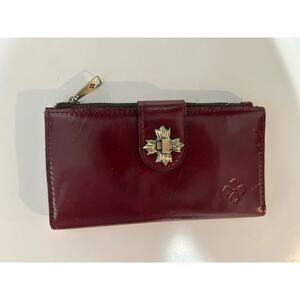 patricia nash wallet Red Leather